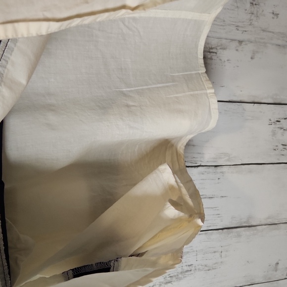 🥳eShakti Cotton Dress with Navy and White Stripes XL - Picture 6 of 10